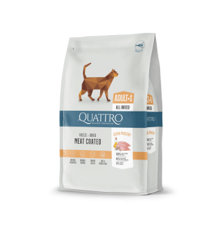 Quattro Cat Adult Chicken корм для дорослих котів від 1 року з куркою 1,5 кг