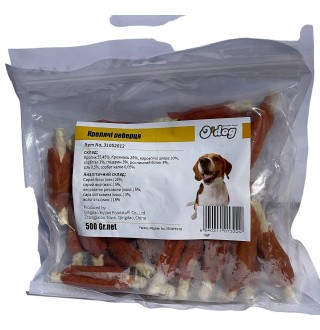 Ласощі для собак O`dog Rabbit Rib Кроляче реберце 8см, 500г