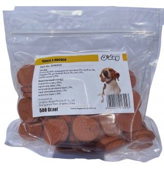 Ласощі для собак O`dog Salmon Circular Chip Круглі чіпси з лосося 4см, 500г