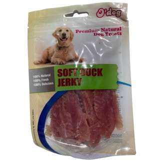 Ласощі для собак O`dog Soft Duck Jerky М'яке качине філе 13см, 100г