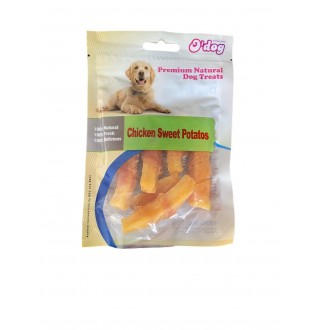 Ласощі для собак. O`dog Chicken Sweet Potato Курка та солодка картопля, 100г