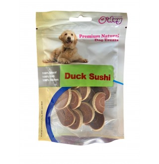 Ласощі для собак. O`dog Duck Big Sushi Суші з качкою 4см, 100г