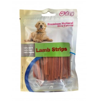 Ласощі для собак O`dog Lamb Slice Ласощі для собак. Скибочки ягня 11см, 100г