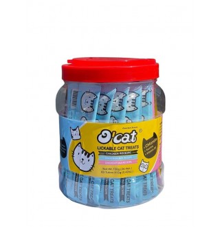 Ласощі для котів O'cat lickable cat treats_box Ласощі / Банка, 720г