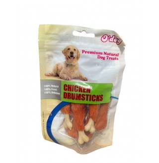 Ласощі для собак O`dog Chicken Drumsticks Курячі гомілки 8см, 100г