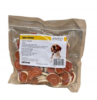 Ласощі для собак O`dog Duck Big Sushi Ласощі для собак. Суші з качкою 4см, 500г