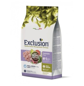 Exclusion Light Chicken Small Breed корм для дорослих собак дрібних порід з надмірною вагою та зниженою активністю чи стерилізованих з куркою 2 кг