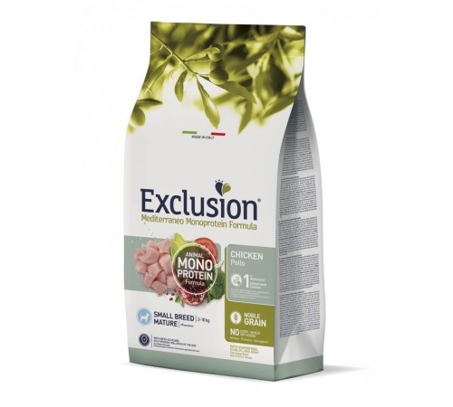 Exclusion Mature Chicken Small Breed корм для собак похилого віку дрібних порід з куркою 2 кг