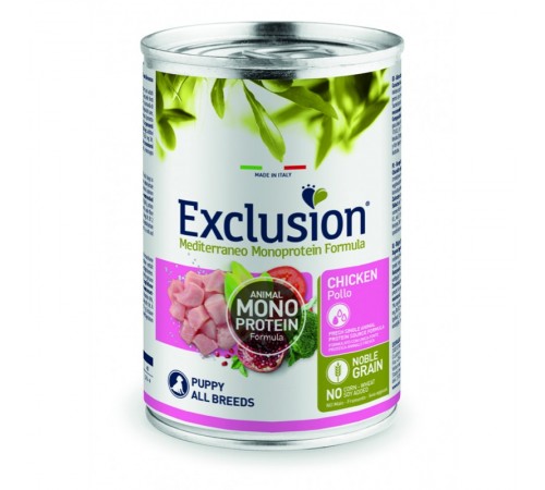 Exclusion Puppy Chicken корм для цуценят від 2 до 12 місяців з куркою 400 г