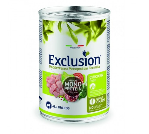 Exclusion Adult Chicken корм для дорослих собак всіх порід з куркою 400 г