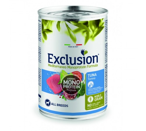 Exclusion Adult Tuna корм для дорослих собак всіх порід з тунцем 400 г