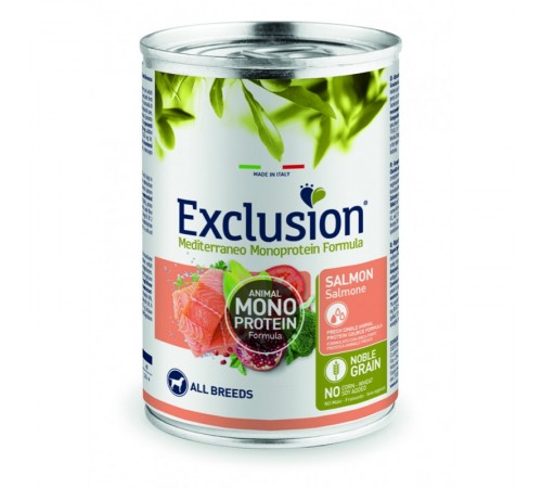 Exclusion Adult Salmon корм для дорослих собак всіх порід з лососем 400 г