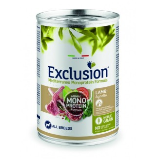Exclusion Adult Lamb корм для дорослих собак всіх порід з ягням 400 г
