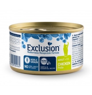 Exclusion Adult Chicken корм для дорослих котів всіх порід з куркою 85 г