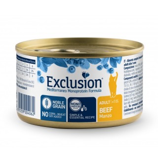 Exclusion Adult Beef корм для дорослих котів всіх порід з яловичиною 85 г