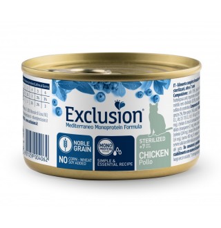 Exclusion Sterilized Chicken корм для стерилізованих котів віком від 7 років з куркою 85 г