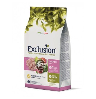 Exclusion Puppy Chicken Medium Breed корм для цуценят середніх порід з куркою 12 кг