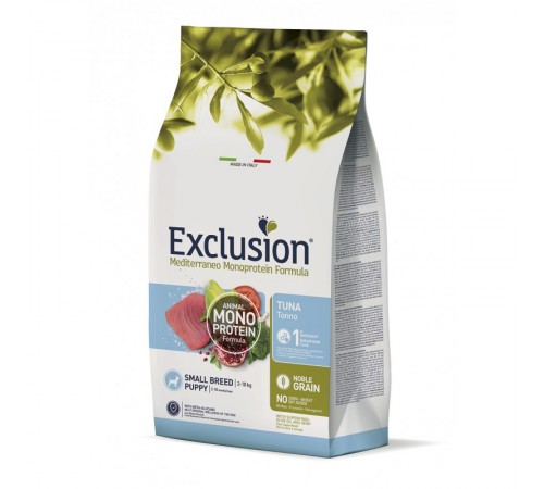 Exclusion Puppy Tuna Small Breed корм для цуценят дрібних порід з тунцем 2 кг