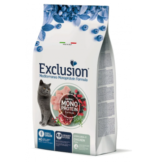 Exclusion Sterilized 7+ Chicken корм для стерилізованих котів від 7 років з куркою 1,5 кг