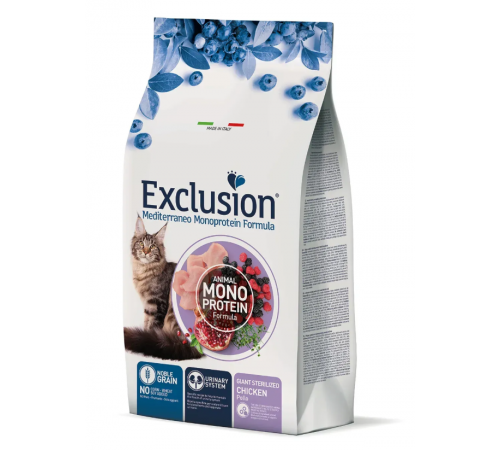 Exclusion Sterilized Giant Chicken корм для стерилізованих котів великих порід з куркою 300 г