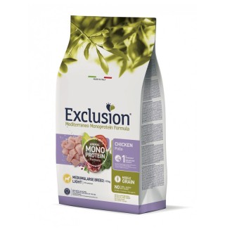 Exclusion Light Chicken Medium&Large Breed корм для собак з надмірною вагою середніх та великих порід з куркою 3 кг