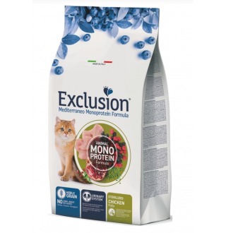 Exclusion Sterilized Chicken корм для стерилізованих котів з куркою 1,5 кг