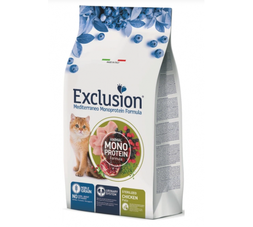 Exclusion Sterilized Chicken корм для стерилізованих котів з куркою 1,5 кг