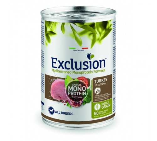 Exclusion Adult Turkey корм для дорослих собак всіх порід з індичкою 400 г