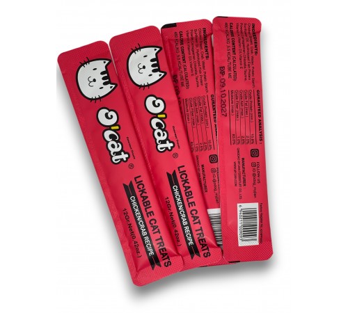 O'cat Lickable Cat Treats Chicken & Crab Ласощі для котів (Курка та Краб), (30 шт х 12 г) 360 г. 