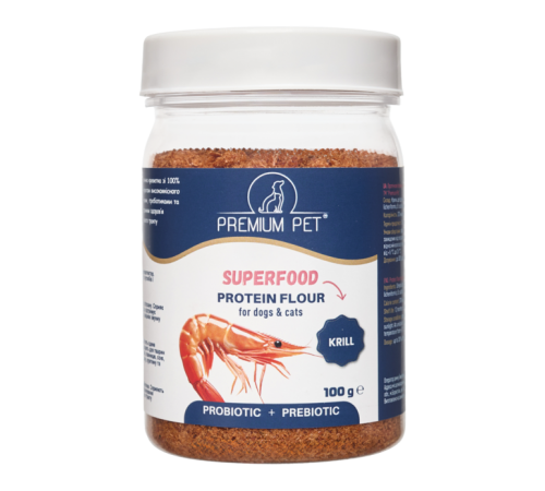 Premium Pet Протеїнове борошно для собак та котів з крилем 100 г