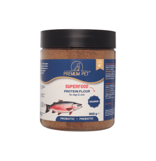 Premium Pet Протеїнове борошно для собак та котів з лососем 350 г