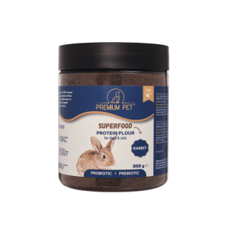 Premium Pet Протеїнове борошно для собак та котів з кроликом 350 г