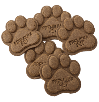 Premium Pet Печиво лапка для собак та котів індичка батат (24 одиниці печива у коробці) 1кг