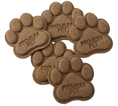 Premium Pet Печиво лапка для собак та котів індичка батат (24 одиниці печива у коробці) 1кг