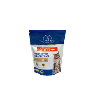 Premium Pet Повноцінний сухий корм для СТЕРИЛІЗОВАНИХ котів з лососем 350 г