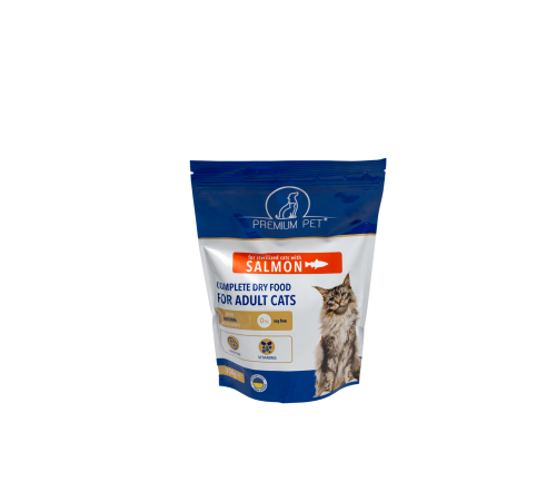 Premium Pet Повноцінний сухий корм для СТЕРИЛІЗОВАНИХ котів з лососем 350 г