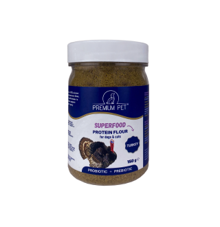 Premium Pet Протеїнове борошно для собак та котів з індичкою 150 г