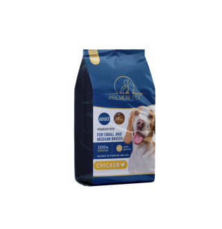 Premium Pet Повноцінний сухий корм з куркою для собак середніх та великих порід 10кг