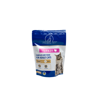 Premium Pet Повноцінний сухий корм для котів з індичкою 350 г