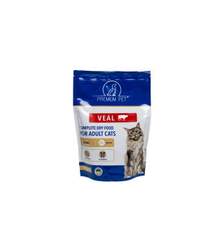 Premium Pet Повноцінний сухий корм для котів з телятиною 350 г