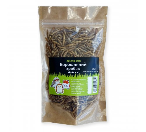 Zelena Zoo.Борошняний хробак 30 г