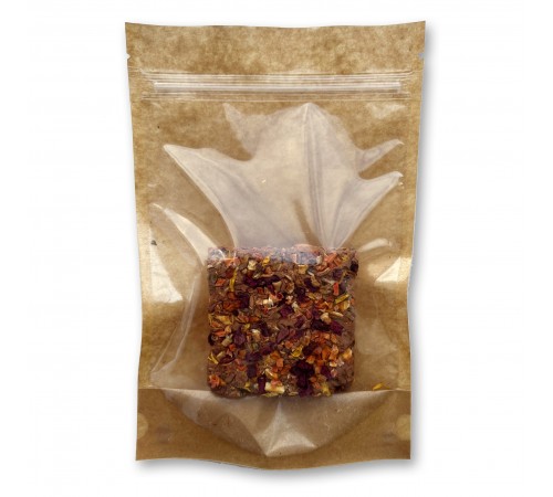 Zelena Zoo Глиняний камінь для гризунів з насінням, овочами і квітами 100 г