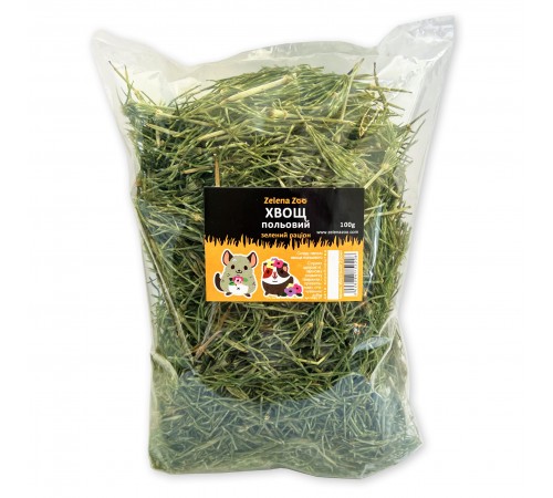 Zelena Zoo. Зелений раціон: Хвощ польовий 100 г