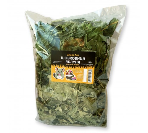 Zelena Zoo. Зелений раціон: Шовковиця/Яблуня 100 г