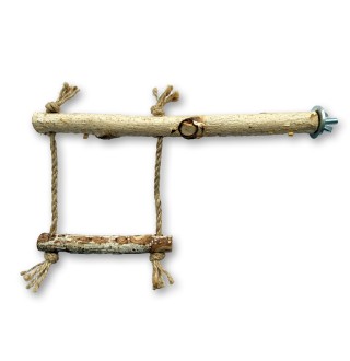 Zelena Zoo Жердинка з гойдалкою береза 25 см