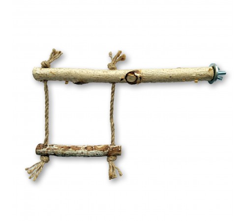 Zelena Zoo Жердинка з гойдалкою береза 25 см