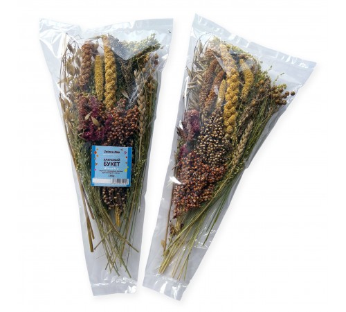 Zelena Zoo.Злаковий Букет із колосків для гризунів та папужок 100 г