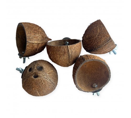 Zelena Zoo Годівничка із Кокоса для папуг та гризунів