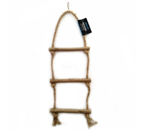 Zelena Zoo.Драбинка-гойдалка для папуг і пташок 35 см