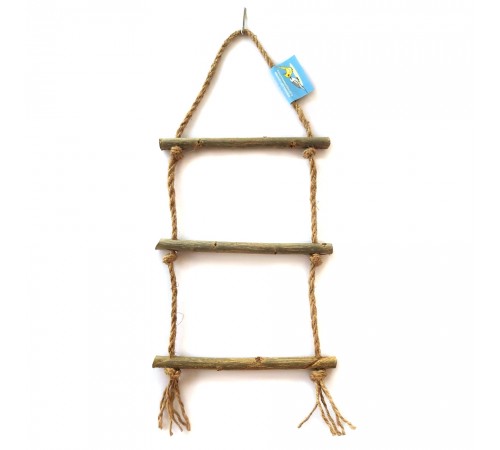 Zelena Zoo.Драбинка-гойдалка для папуг і пташок 45 см